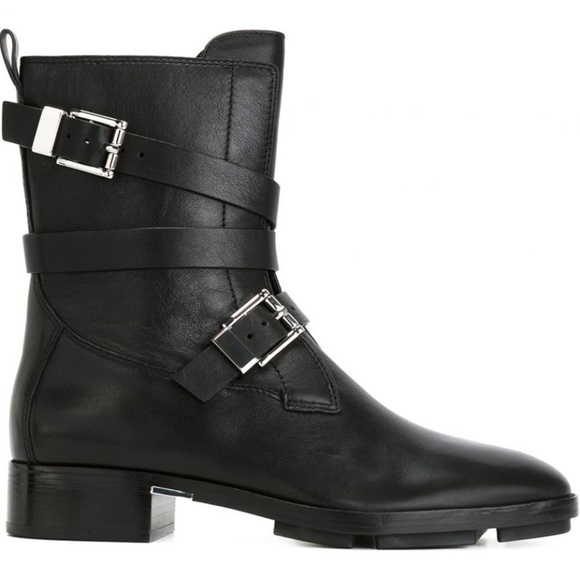 Alexander Wang Moto Boots Black 38 - Picture 1 of 9